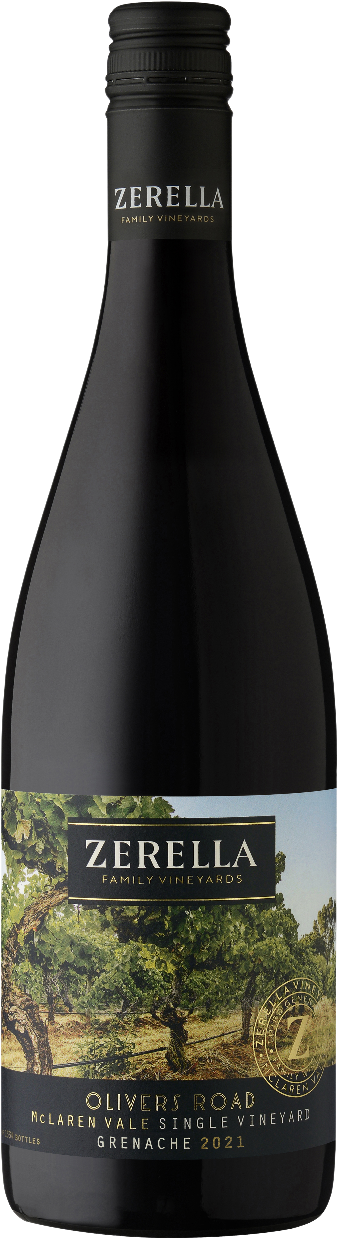Zerella Wines Single Vineyard Olivers Road Grenache 2021